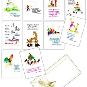 GFK-Kunstpostkarten Pocketformat , (10 Karten)