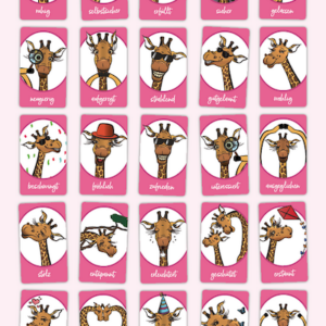 Giraffen-Samba-Poster (angenehme Gefühle)